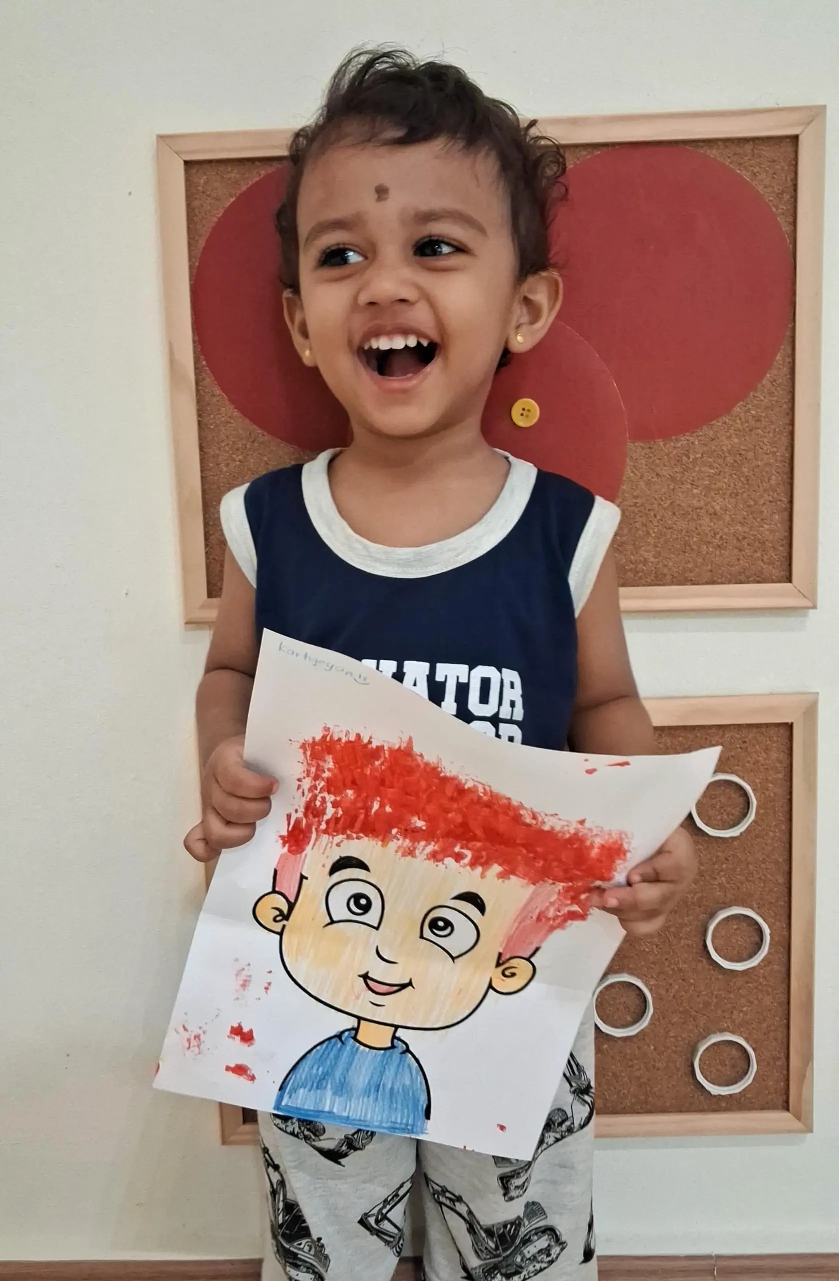Toddler care with teacher