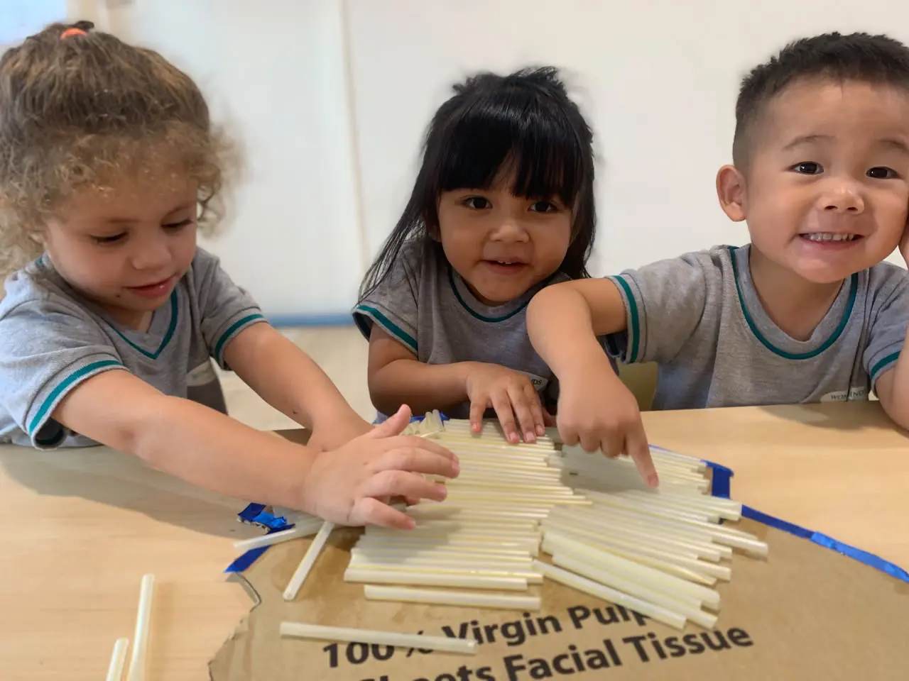 Children learning together