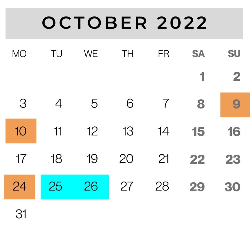 wonder minds october timetable
