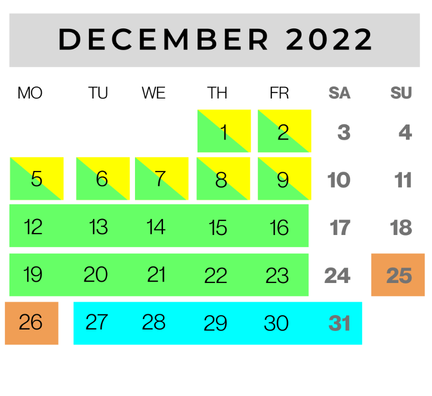 wonder minds december timetable