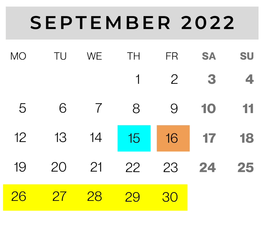 wonder minds september timetable