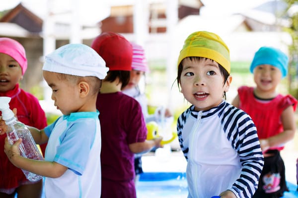 a group of kids during a holiday programme